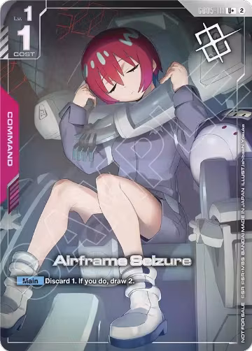 Airframe Seizure (Store Tournament Winner Pack 06) (GD05-111), Gundam Promotional Cards — Gundam card price