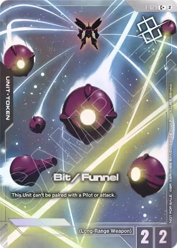Bit / Funnel Token (Store Tournament Winner Pack 06) (T-029), Gundam Promotional Cards — Gundam card price