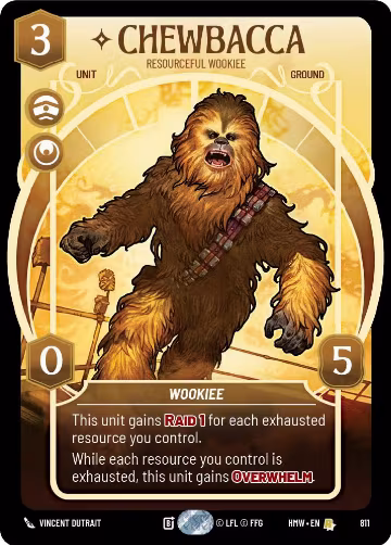 Chewbacca - Resourceful Wookiee (Prestige) (811), Homeworlds — Star Wars card price