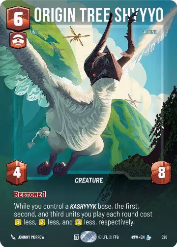 Origin Tree Shyyyo (Prestige) (828), Homeworlds — Star Wars card price