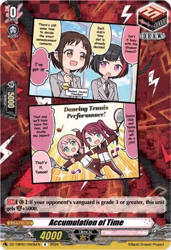 Accumulation of Time (B) (DZ-TBP01/093bEN), DZ-TBP01: BanG Dream! Girls Band Party! — Vanguard card price