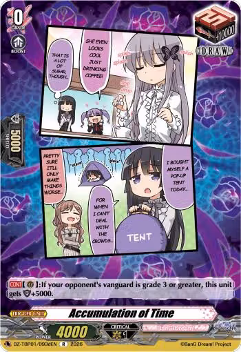 Accumulation of Time (D) (DZ-TBP01/093dEN), DZ-TBP01: BanG Dream! Girls Band Party! — Vanguard card price
