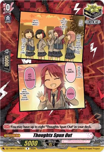 Thoughts Spun Out (B) (DZ-TBP01/095bEN), DZ-TBP01: BanG Dream! Girls Band Party! — Vanguard card price