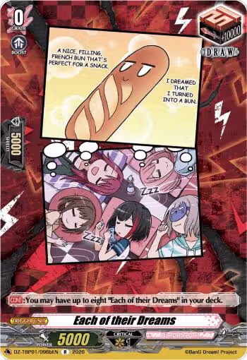 Each of their Dreams (B) (DZ-TBP01/096bEN), DZ-TBP01: BanG Dream! Girls Band Party! — Vanguard card price