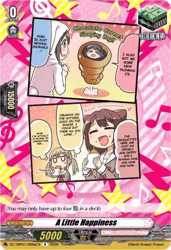 A Little Happiness (A) (DZ-TBP01/098aEN), DZ-TBP01: BanG Dream! Girls Band Party! — Vanguard card price