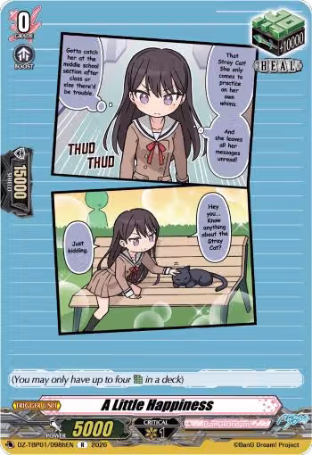 A Little Happiness (H) (DZ-TBP01/098hEN), DZ-TBP01: BanG Dream! Girls Band Party! — Vanguard card price