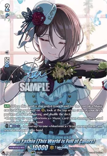 Rui Yashio [This World is Full of Colors] (GBPR+) (DZ-TBP01/GBPR+30EN), DZ-TBP01: BanG Dream! Girls Band Party! — Vanguard card price