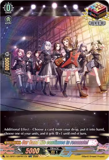Our Band Life continues to resonate! (GBPR) (DZ-TBP01/GBPR41EN) — card price