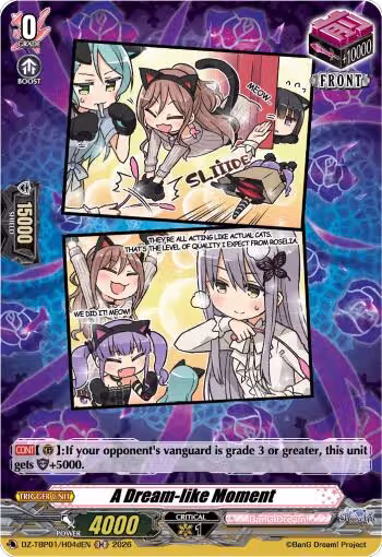 A Dream-like Moment (D) (H) (DZ-TBP01/H04dEN), DZ-TBP01: BanG Dream! Girls Band Party! — Vanguard card price