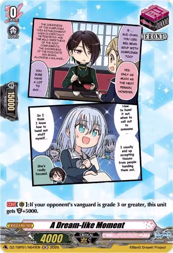 A Dream-like Moment (F) (H) (DZ-TBP01/H04fEN), DZ-TBP01: BanG Dream! Girls Band Party! — Vanguard card price
