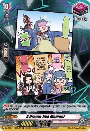 A Dream-like Moment (G) (H) (DZ-TBP01/H04gEN), DZ-TBP01: BanG Dream! Girls Band Party! — Vanguard card price