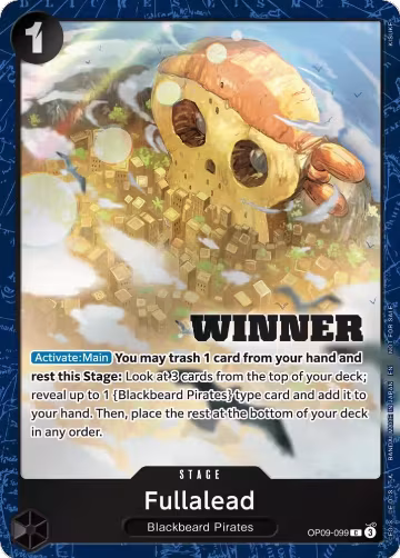 Fullalead (Winner Pack 2026 Vol. 4) (OP09-099), One Piece Promotion Cards — One Piece card price