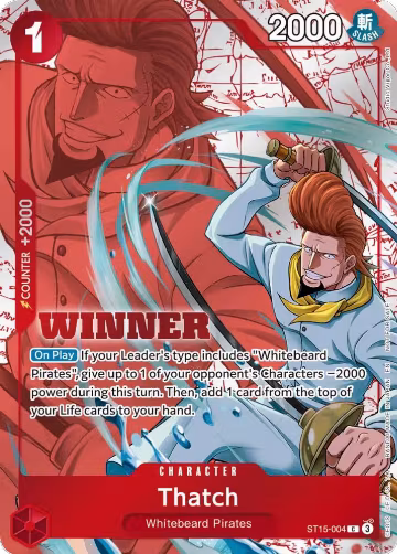 Thatch (Winner Pack 2026 Vol. 4) (ST15-004), One Piece Promotion Cards — One Piece card price