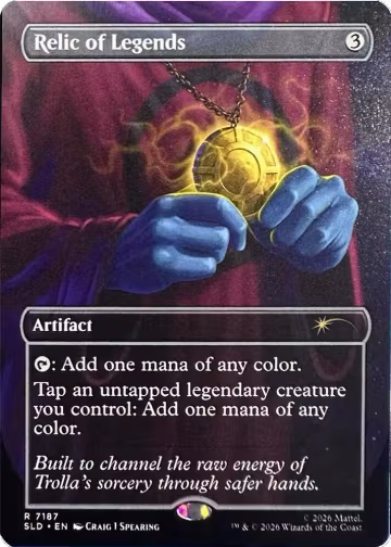Relic of Legends (7187) (7187), Secret Lair Drop Series — Magic card price