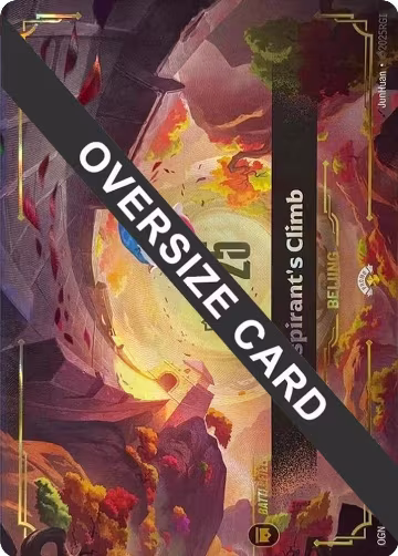 Aspirant's Climb (Oversized) (276a/298), Riftbound Worlds Bundle 2025 — Riftbound card price