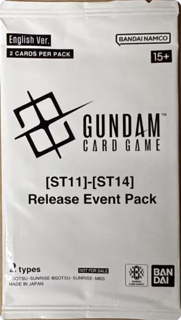 ST11-ST14 Release Event Pack, Gundam Promotional Cards — Gundam sealed product price