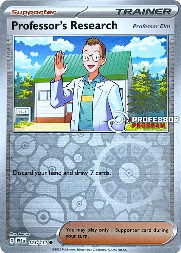 Professor's Research [Professor Elm] - 123/131 (123/131), Professor Program Promos — Pokémon card price