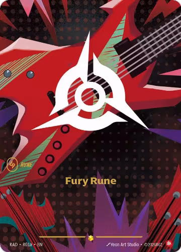 Fury Rune (R01a) (R01a), Radiance — Riftbound card price