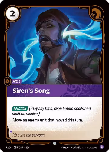 Siren's Song (098/167), Radiance — Riftbound card price