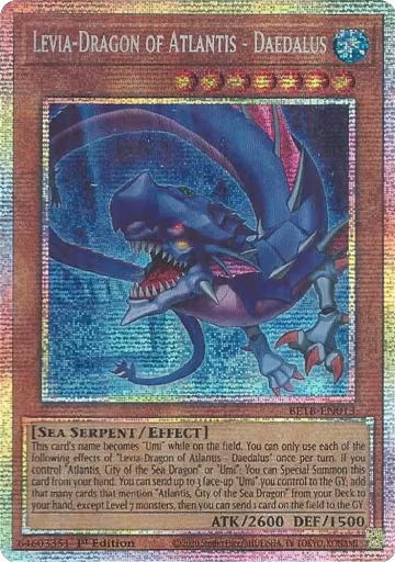 Levia-Dragon of Atlantis - Daedalus (Starlight Rare) (BETB-EN013), Beyond the Brave — Yu-Gi-Oh! card price