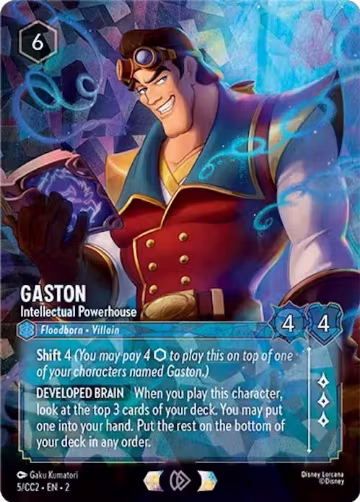 Gaston - Intellectual Powerhouse (5), Disney Lorcana Promo Cards — Lorcana card price