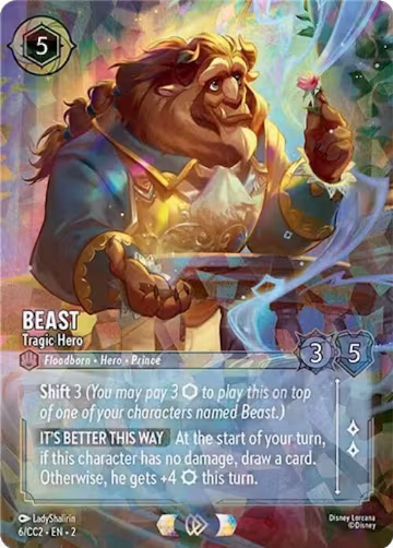 Beast - Tragic Hero (6), Disney Lorcana Promo Cards — Lorcana card price