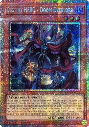Destiny HERO - Doom Overlord (Starlight Rare) (BETB-EN022), Beyond the Brave — Yu-Gi-Oh! card price