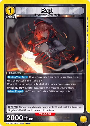 Rapi (UP01BT/NIK-2-004) — card price