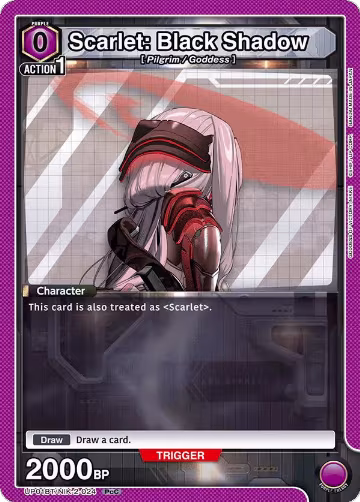 Scarlet: Black Shadow (024) (UP01BT/NIK-2-024), GODDESS OF VICTORY: NIKKE Precious Booster — Union Arena card price