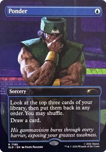 Ponder (7185) (7185), Secret Lair Drop Series — Magic card price