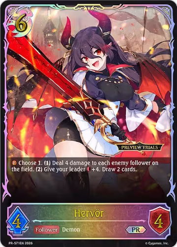 Hervor (PR-571EN), Shadowverse: Evolve Promo Cards — Shadowverse card price
