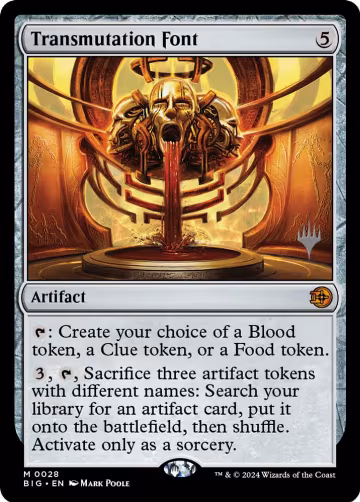 Transmutation Font (28), Promo Pack: Reality Fracture — Magic card price