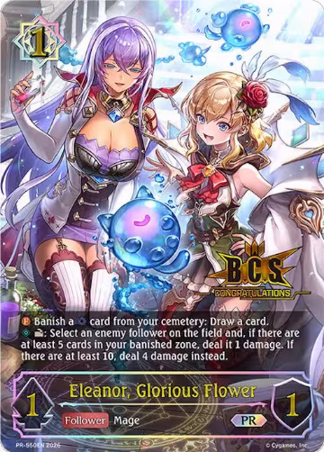 Eleanor, Glorious Flower (PR-550EN), Shadowverse: Evolve Promo Cards — Shadowverse card price