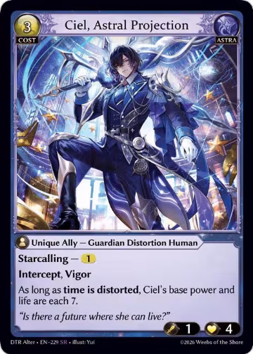 Ciel, Astral Projection (229) — card price