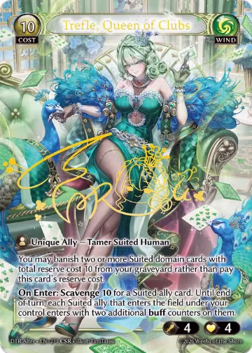 Trefle, Queen of Clubs (CSR) (271) — card price