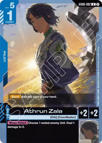 Athrun Zala (GD06-082), Stardust Trails — Gundam card price