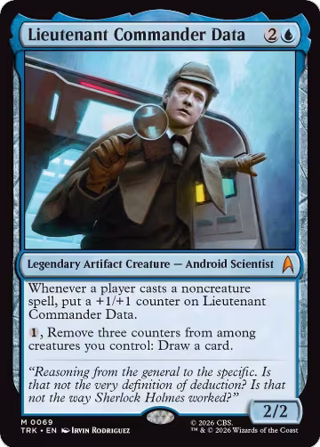 Lieutenant Commander Data (69), Star Trek — Magic card price