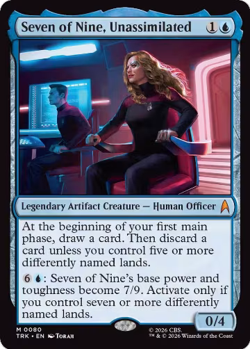 Seven of Nine, Unassimilated (80), Star Trek — Magic card price