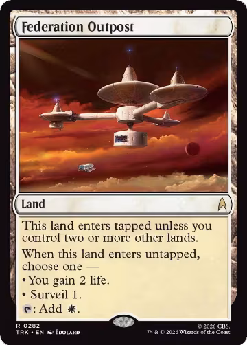 Federation Outpost (282), Star Trek — Magic card price