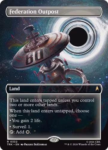 Federation Outpost (Borderless) (332), Star Trek — Magic card price