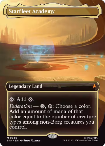 Starfleet Academy (Borderless) (336), Star Trek — Magic card price