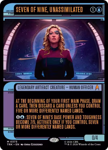 Seven of Nine, Unassimilated (Showcase) (373), Star Trek — Magic card price