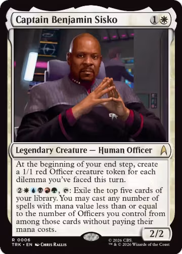 Captain Benjamin Sisko (6), Star Trek — Magic card price