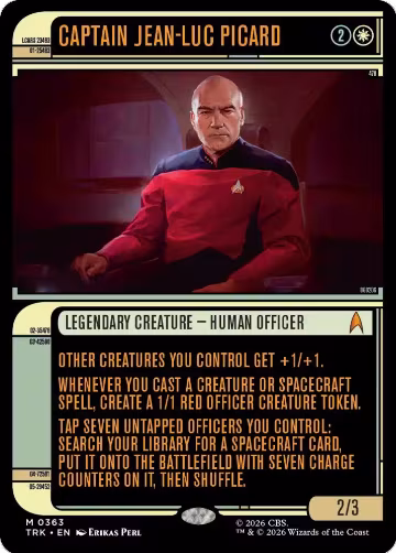 Captain Jean-Luc Picard (Showcase) (363), Star Trek — Magic card price