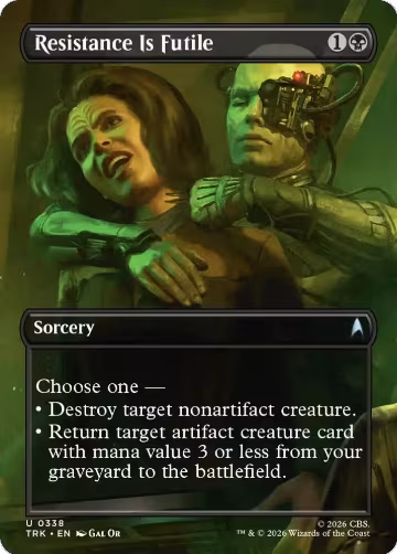 Resistance Is Futile (Borderless) (338), Star Trek — Magic card price