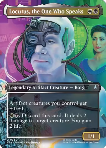 Locutus, the One Who Speaks (Borderless) (360), Star Trek — Magic card price