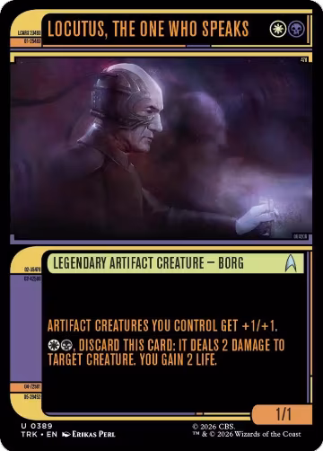 Locutus, the One Who Speaks (Showcase) (389), Star Trek — Magic card price