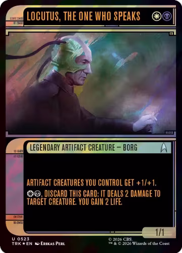 Locutus, the One Who Speaks (Showcase) (Surge Foil) (523), Star Trek — Magic card price