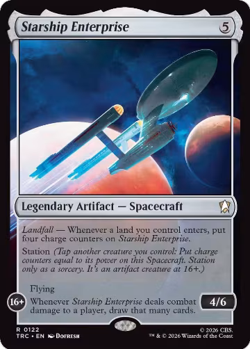 Starship Enterprise (122), Commander: Star Trek — Magic card price