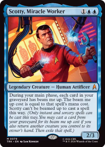 Scotty, Miracle Worker (79), Star Trek — Magic card price